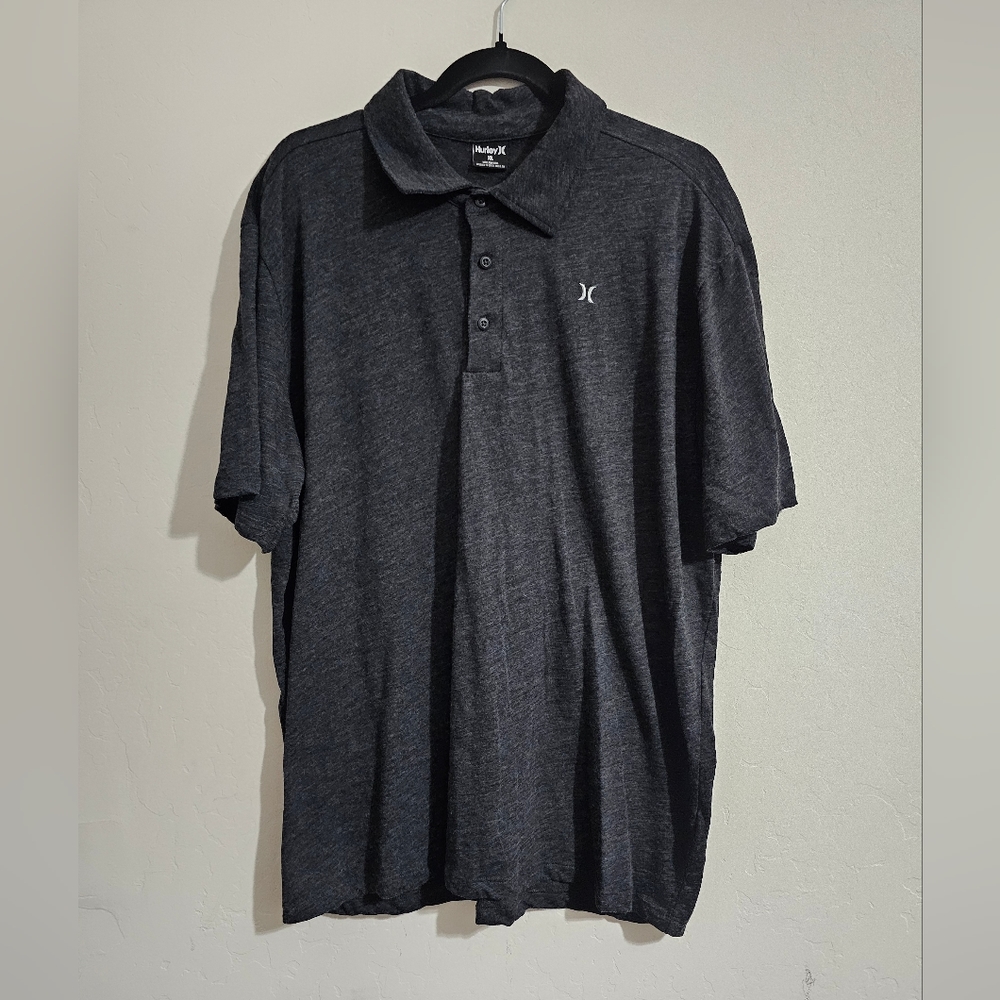 Men's Hurley Collared Shirt XL Dark Gray